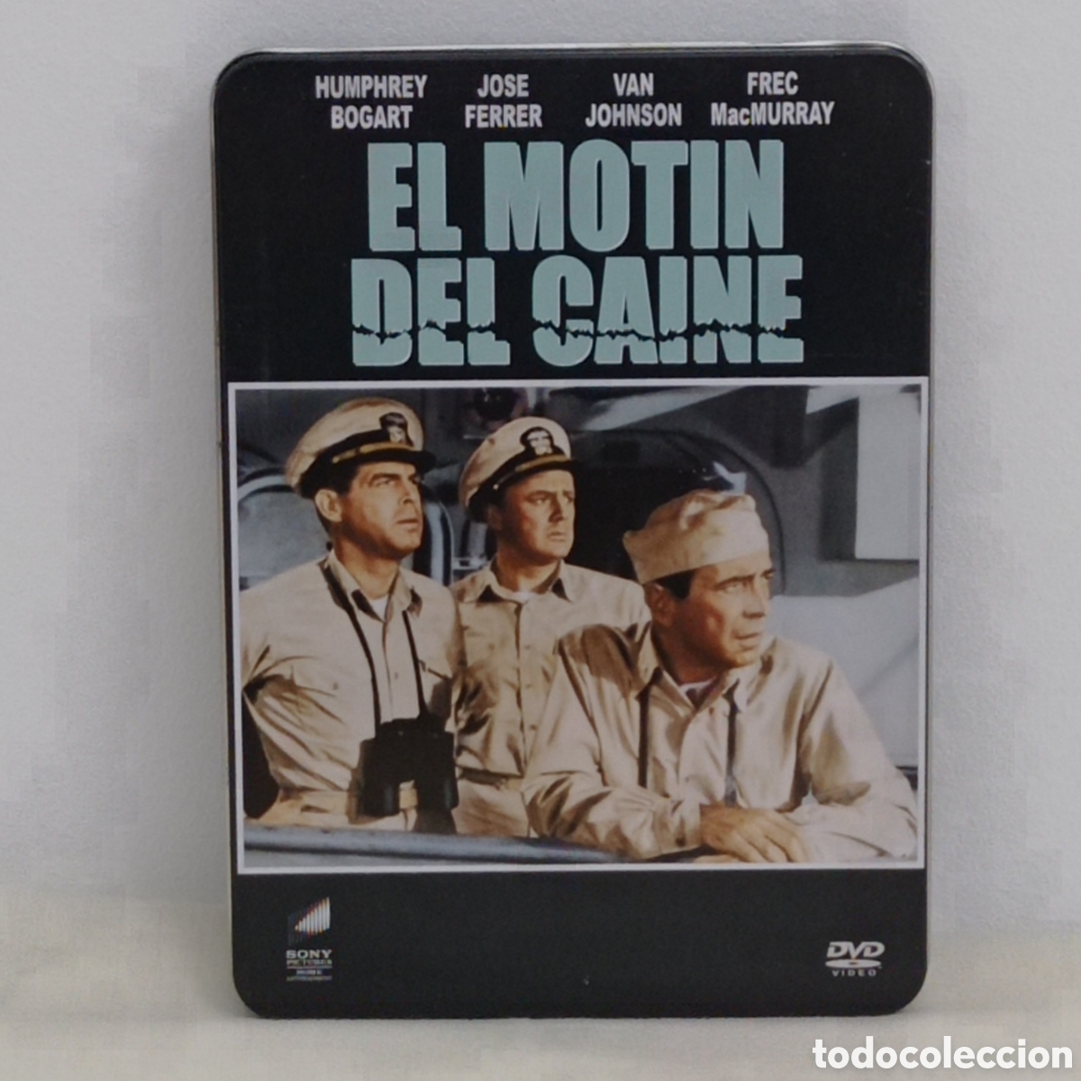 Cine: EL MOTIN DEL CAINE, E. DMYTRYK (1954): H.BOGART -DIFICIL EN ESTUCHE MET&Aacute;LICO, COMO NUEVA-