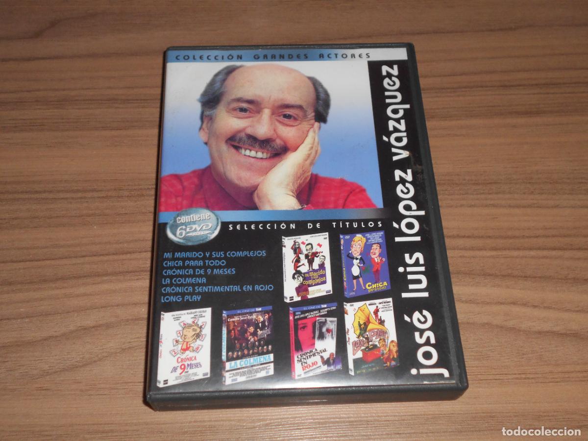 Cine: JOSE LUIS LOPEZ VAZQUEZ 6 DVD LA COLMENA - CHICA PARA TODO - LONG PLAY - CRONICA SENTIMENTAL Etc...