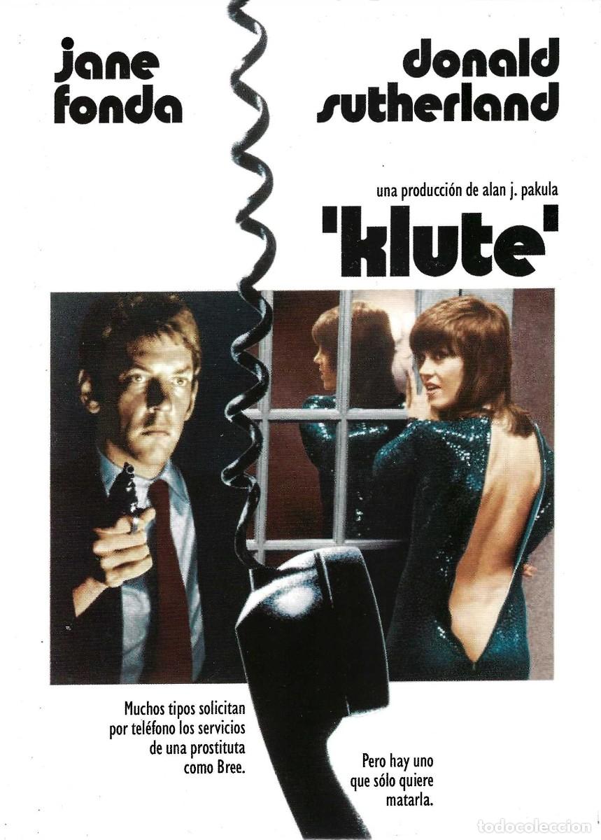 Cine: KLUTE JANE FONDA & DONALD SUTHERLAND