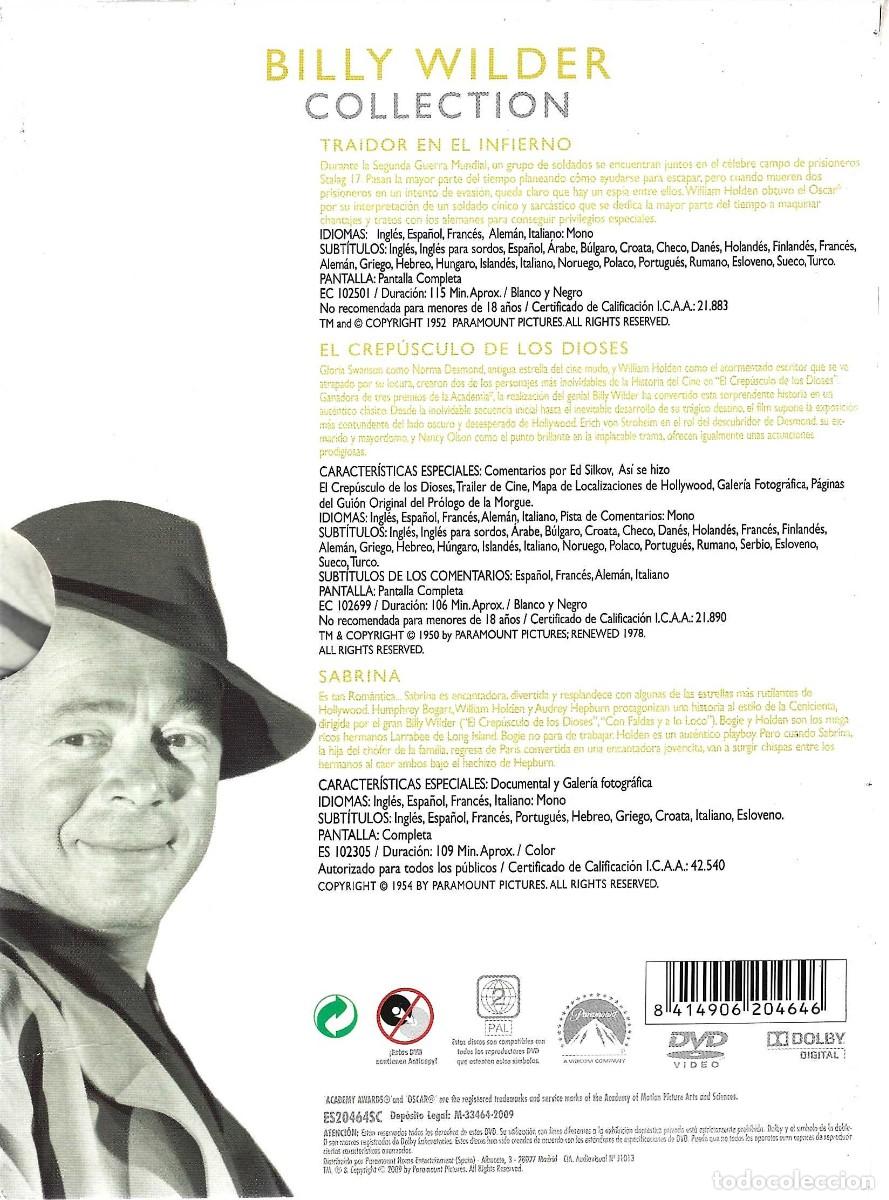 Cine: BILLY WILDER COLLECTION - Foto 2