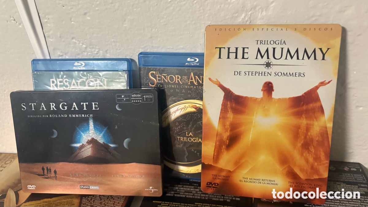Cine: Trilog&iacute;as en DVD con car&aacute;tulas de metal