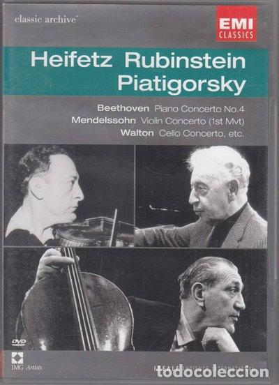 Cine: Rubinstein/Heifetz/Piatigorsky: Classic Archive Series- 0724349284098