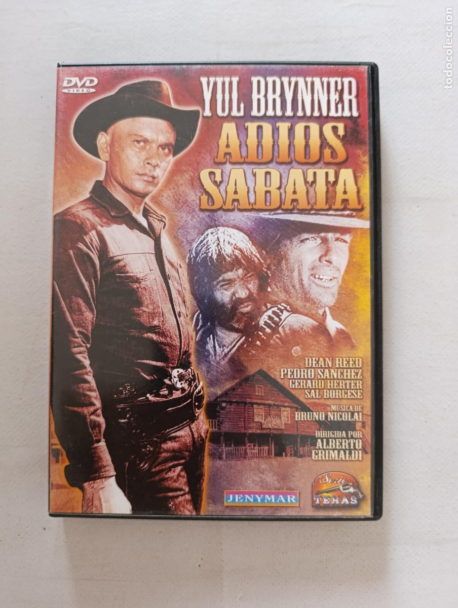 Cine: DVD ADIOS SABATA - YUL BRYNNER (O4)