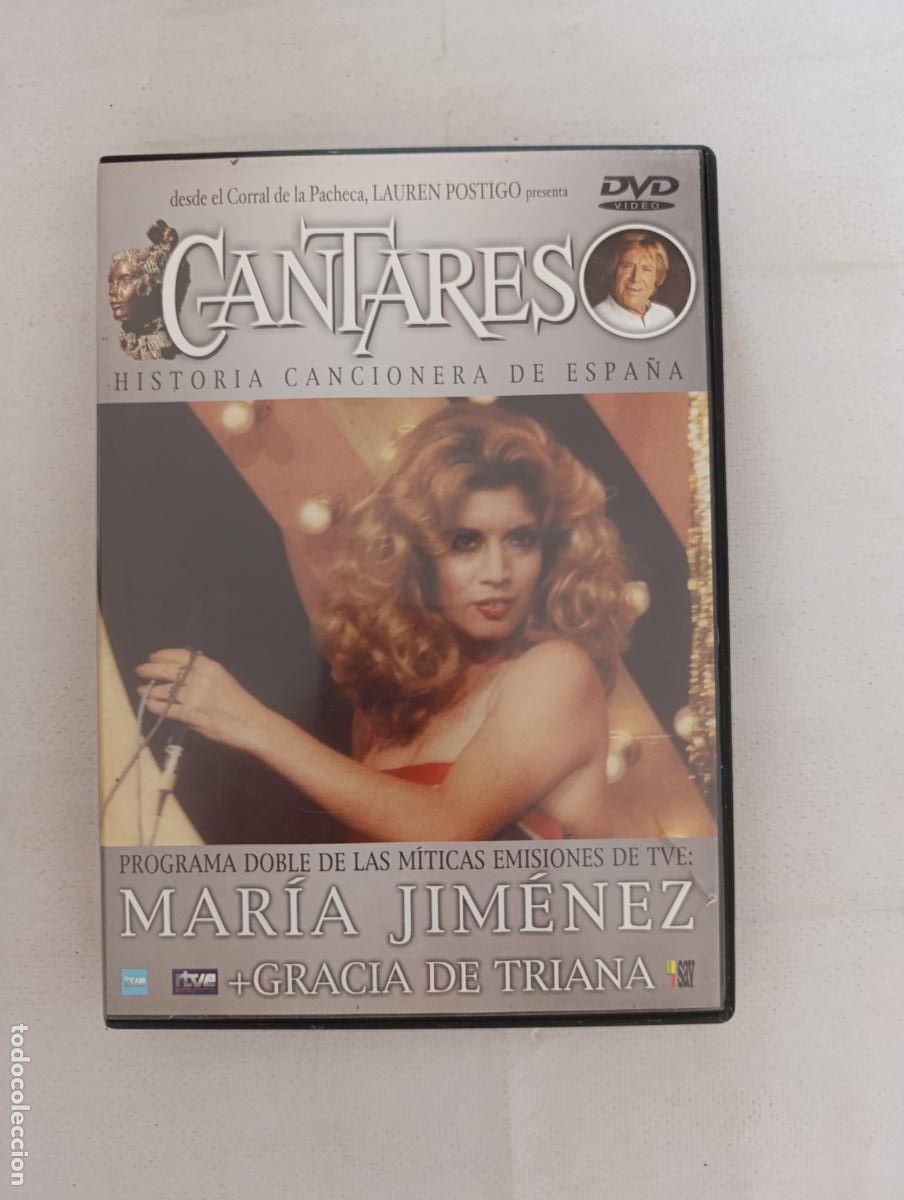 Cine: DVD CANTARES - MARIA JIMENEZ + GRACIA DE TRIANA - HISTORIA CANCIONERA DE ESPA&Ntilde;A (Z4)