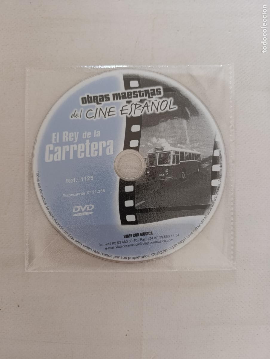 Cine: DVD EL REY DE LA CARRETERA - JUANITO VALDERRAMA - SOLO DISCO, SIN CAJA NI CARATULA (Z4)