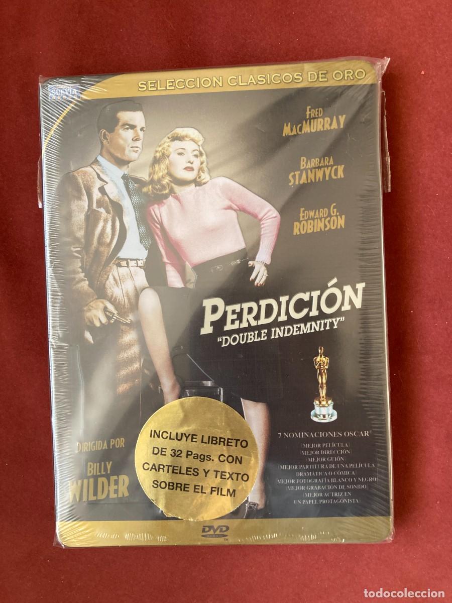 Cine: PERDICION / SELECCION CLASICOS DE ORO / DVD / LIBRETO / CAJA METALICA / PRECINTADO