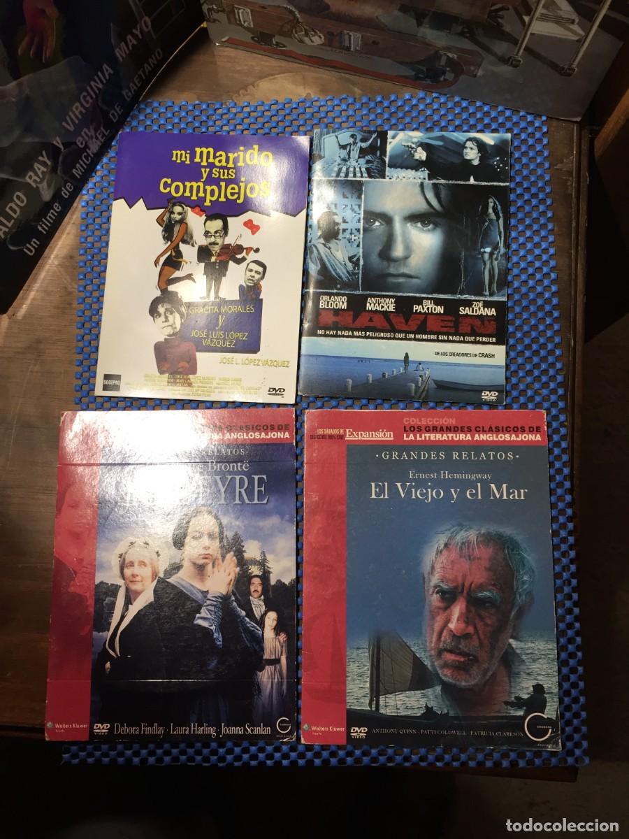 Cinema: Lote dvd peliculas el jovencito frankenstein, El viejo y el mar, haven, + leer texto extenso