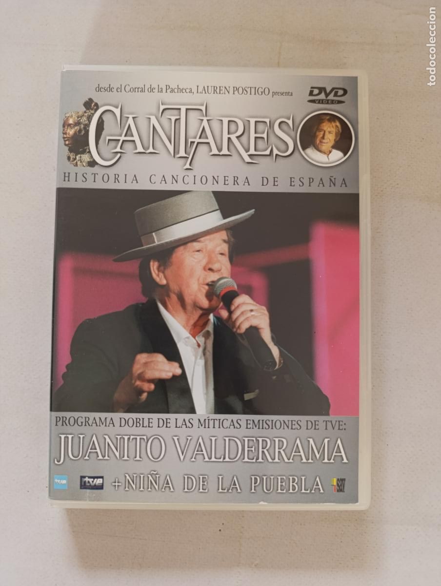 Cine: DVD CANTARES - JUANITO VALDERRAMA + NI&Ntilde;A DE LA PUEBLA - HISTORIA CANCIONERA DE ESPA&Ntilde;A (Z4)