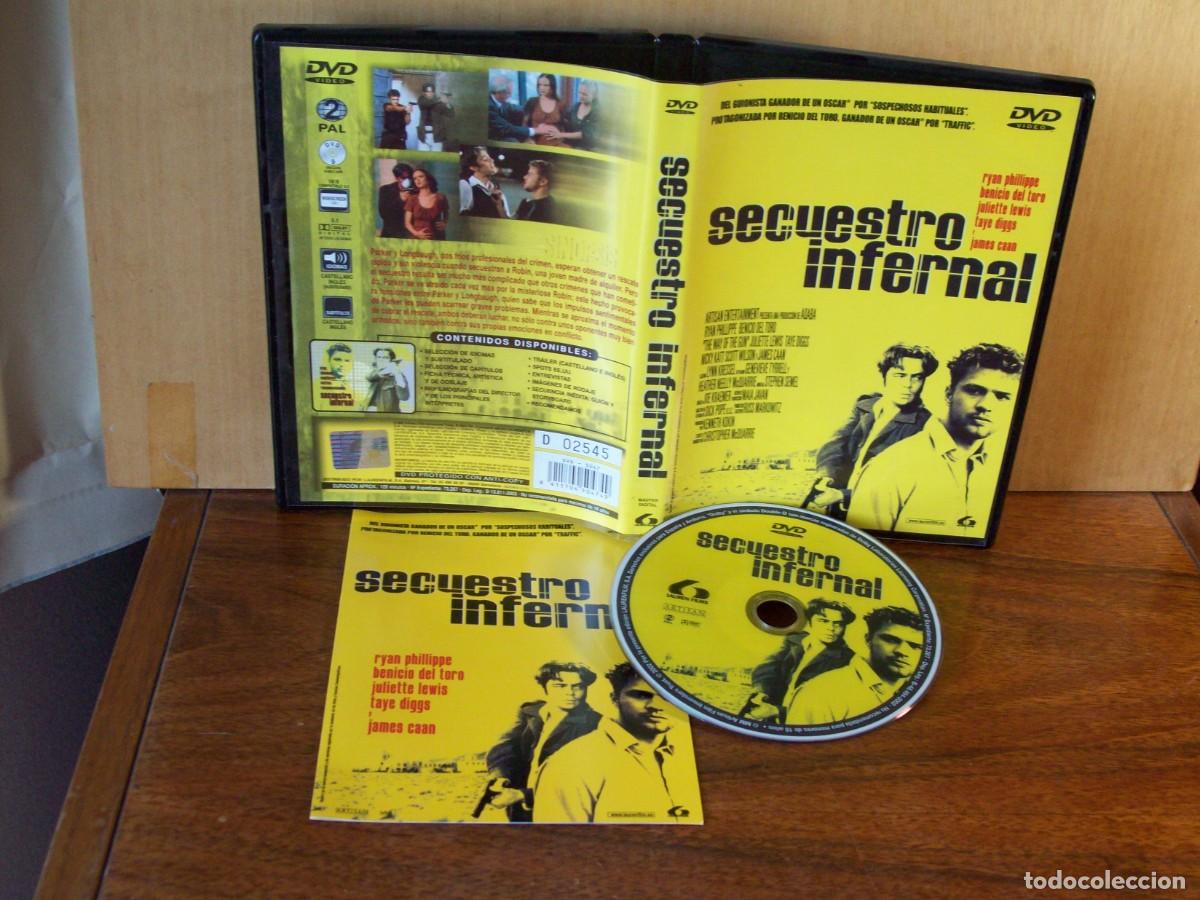 Cin&eacute;ma: SECUESTRO INFERNAL - RYAN PHILLIPPE - BENICIO DEL TORO - JULIETTE LEWIS - TAYE DIGGS - DVD