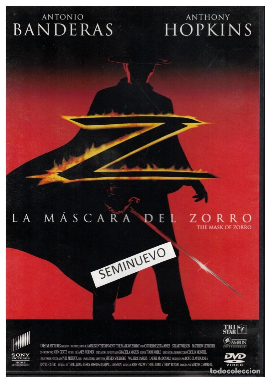 Cine: LA MASCARA DEL ZORRO - DVD SEMINUEVO
