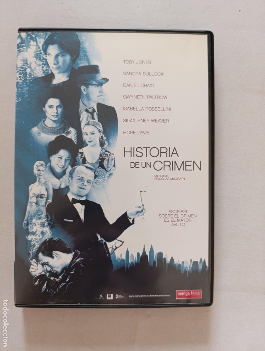 Cine: DVD HISTORIA DE UN CRIMEN - TOBY JONES, SANDRA BULLOCK, DANIEL CRAIG (A5)