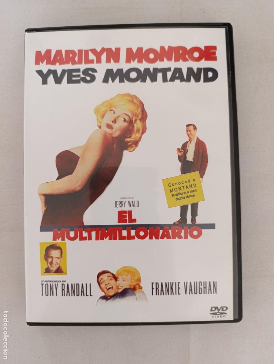 Cine: DVD EL MULTIMILLONARIO - MARILYN MONROE, YVES MONTAND (A5)