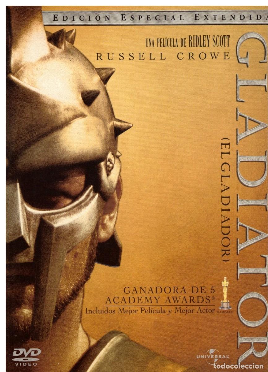 Cine: GLADIATOR - 3 DISCOS - DVD SEMINUEVO
