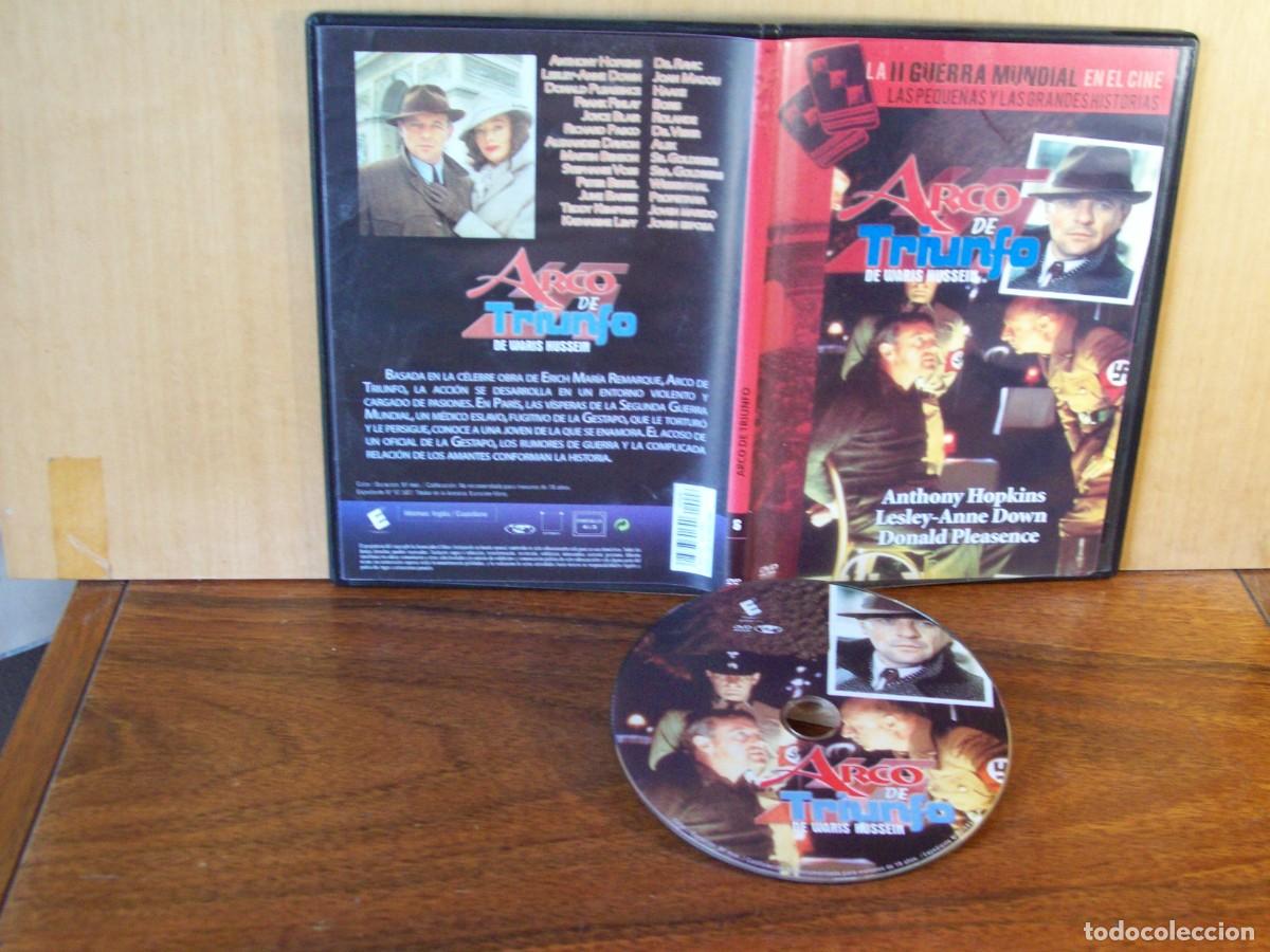 Cine: II GUERRA MUNDIAL - ARCO DE TRIUNFO -ANTHONY HOPKINS - LESLEY-ANNE DOWN - DVD CAJA FINA