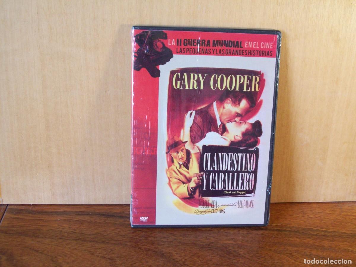 Cine: II GUERA MUNDIAL - CLANDESTINO Y CABALLERO -GARY COOPER-LILI PALMER DVD CAJA FINA NUEVO PRECINTADO