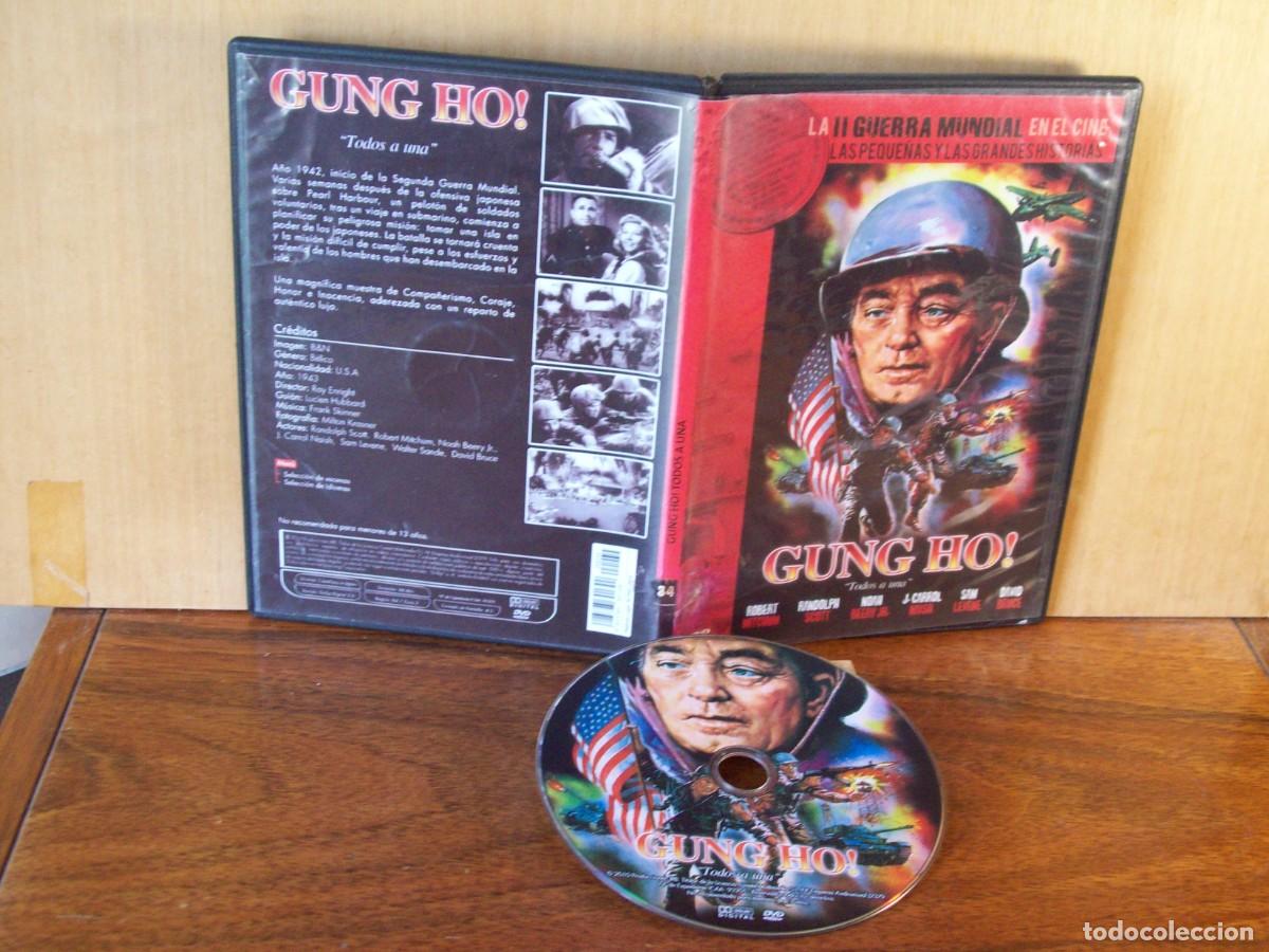 Cine: II GUERRA MUNDIAL - GUNG HO -ROBERT MITCHUM - RANDOLPH SCOTT - NOAH BEERY JR - DVD CAJA FINA