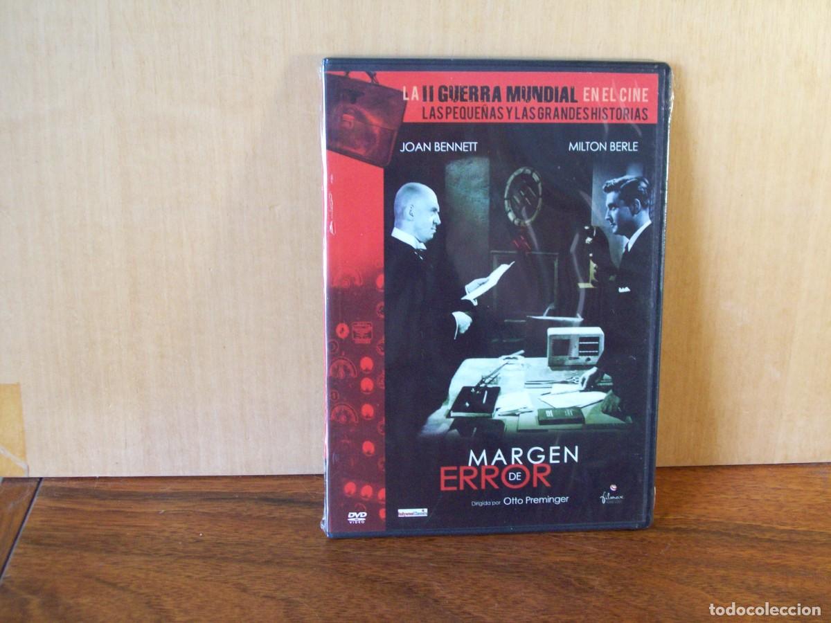 Cine: II GUERRA MUNDIAL - MARGEN DE ERROR - JOAN BENNETT - MILTON BERLE DVD CAJA FINA NUEVO PRECINTADO