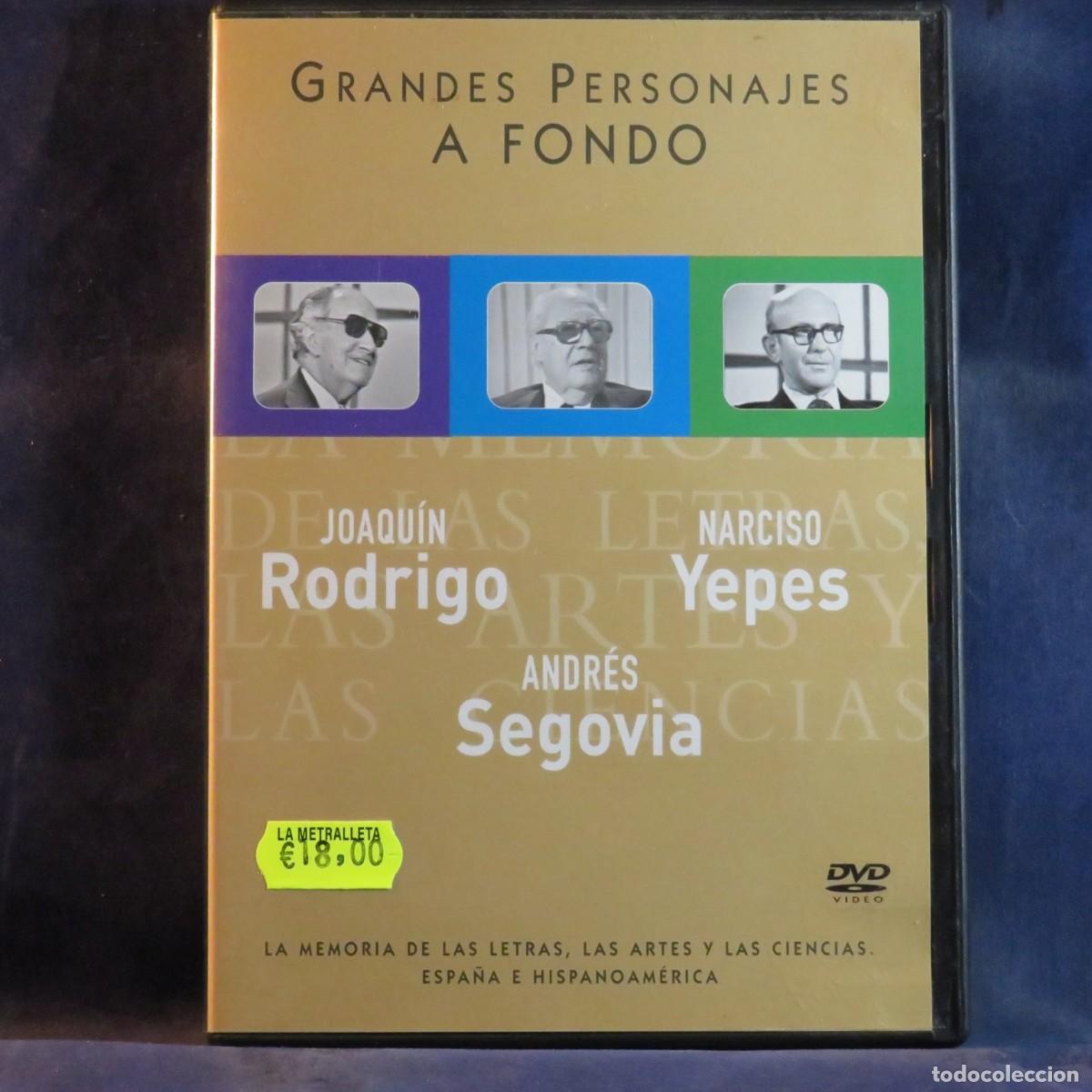Cine: GRANDES PERSONAJES A FONDO: JOAQU&Iacute;N RODRIGO, ANDR&Eacute;S SEGOVIA, NARCISO YEPES - DVD
