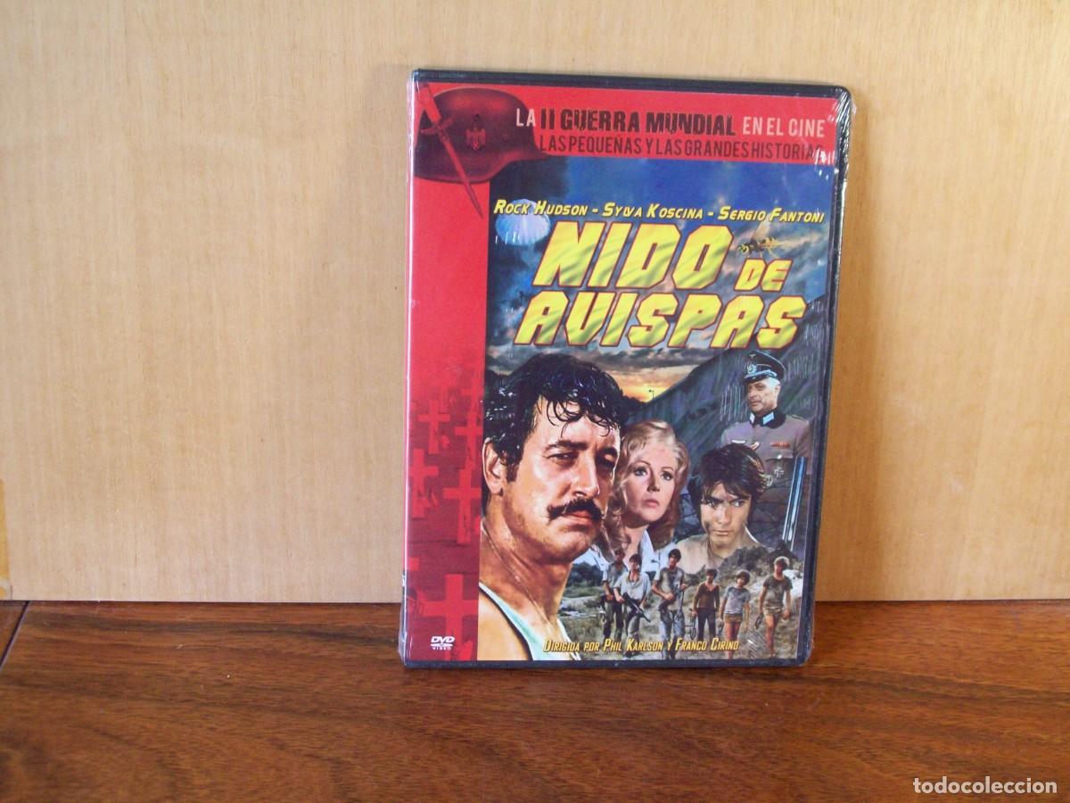 Cine: II GUERRA MUNDIAL - NIDO DE AVISPAS - ROCK HUDSON - SYLVIA KOSCINA DVD CAJA FINA NUEVO PRECINTADO