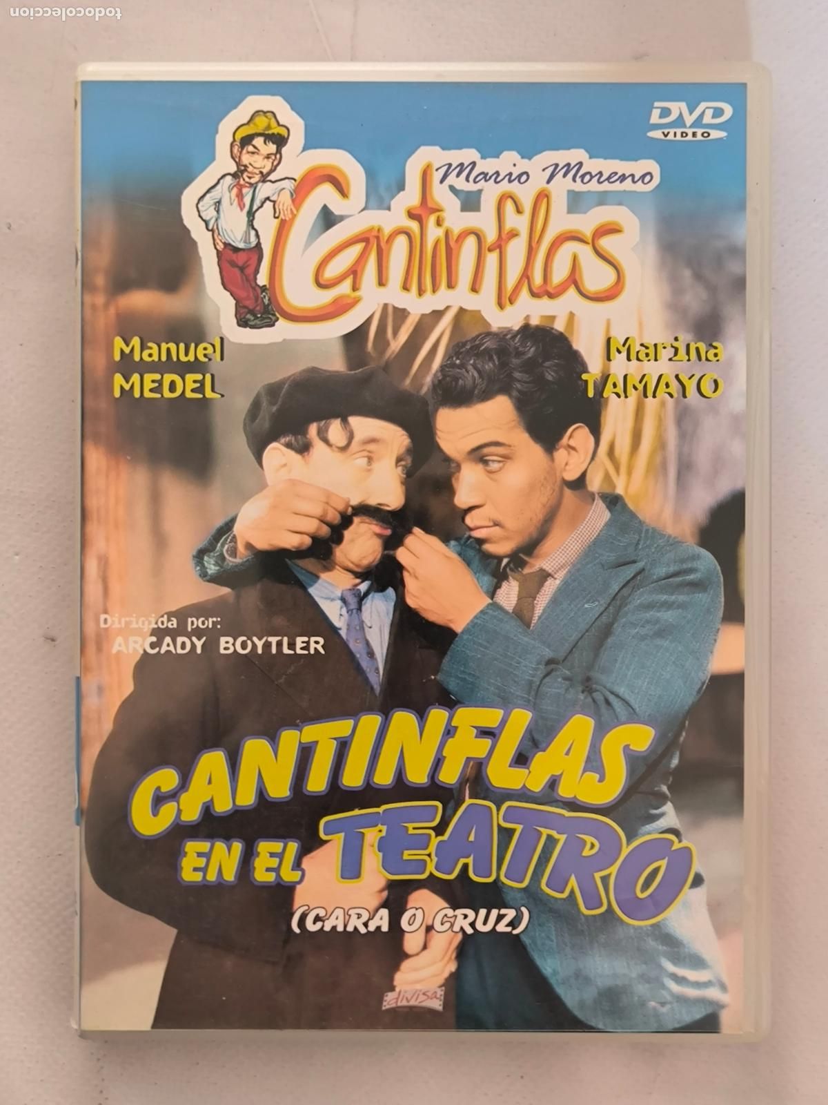 Cine: DVD CANTINFLAS EN EL TEATRO (CARA O CRUZ) - MARIO MORENO (C5)