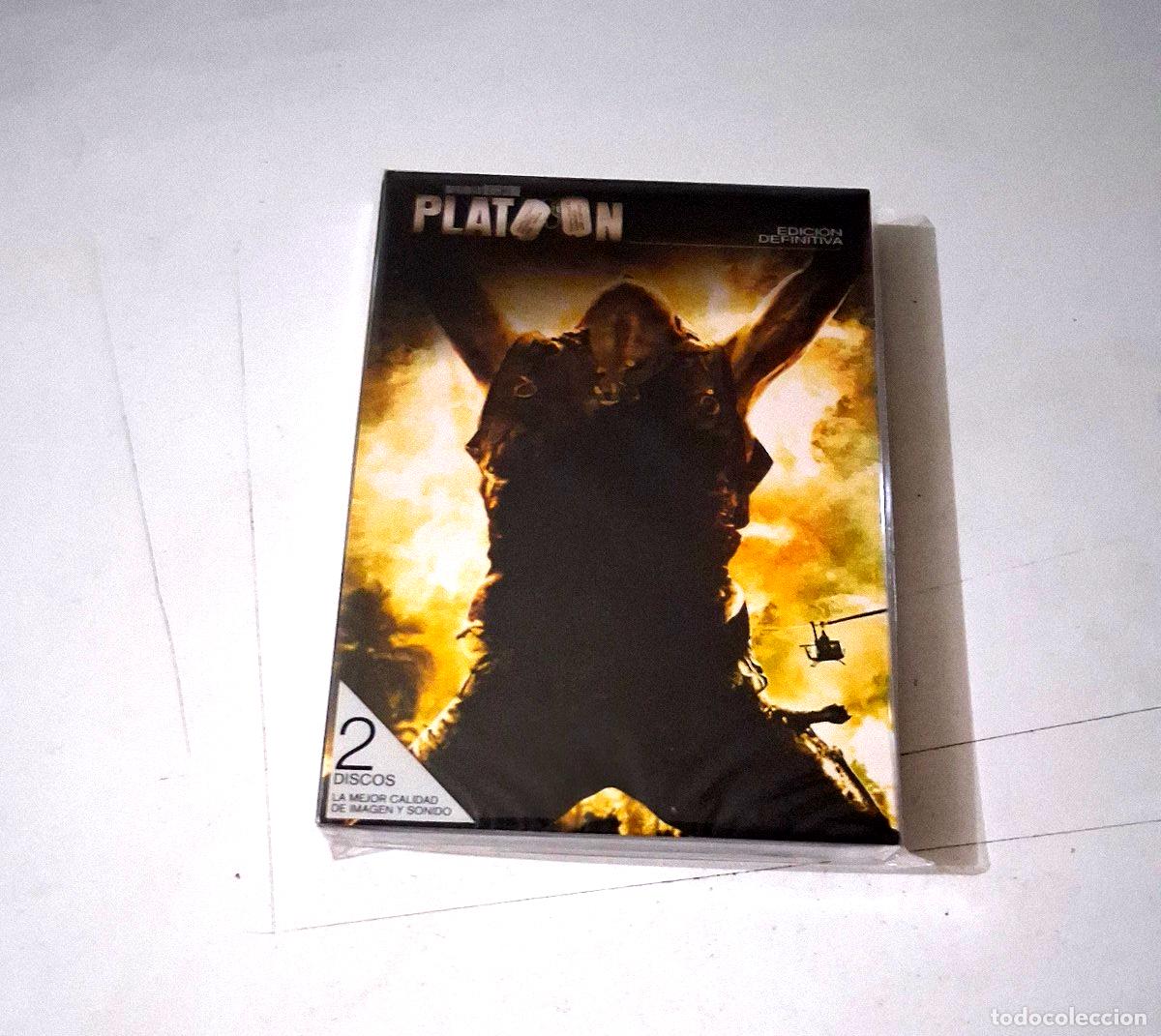 Cine: DVD &rdquo;PLATOON&rdquo; 2DVD COMO NUEVO EDICION DEFINITIVA OLIVER STONE TOM BERENGER WILLE