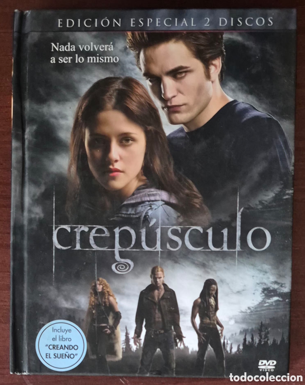 Cine: DVD X 2 DISCOS + LIBRO - CREP&Uacute;SCULO (DIRECCI&Oacute;N: CATHERINE HARDWICKE)