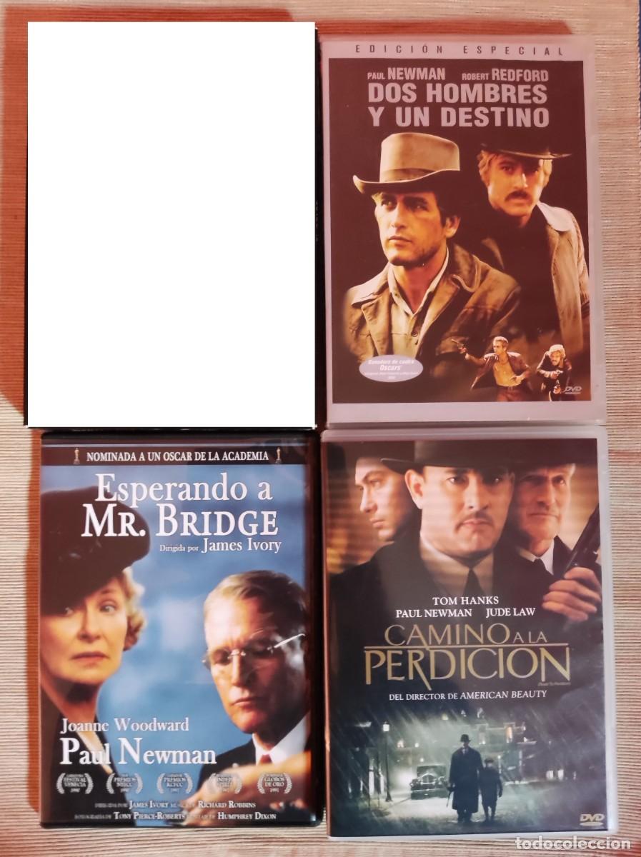 Cine: Pack DVD Paul Newman: Esperando Mr Bridge, Camino a la perdicion, Dos hombres y un destino