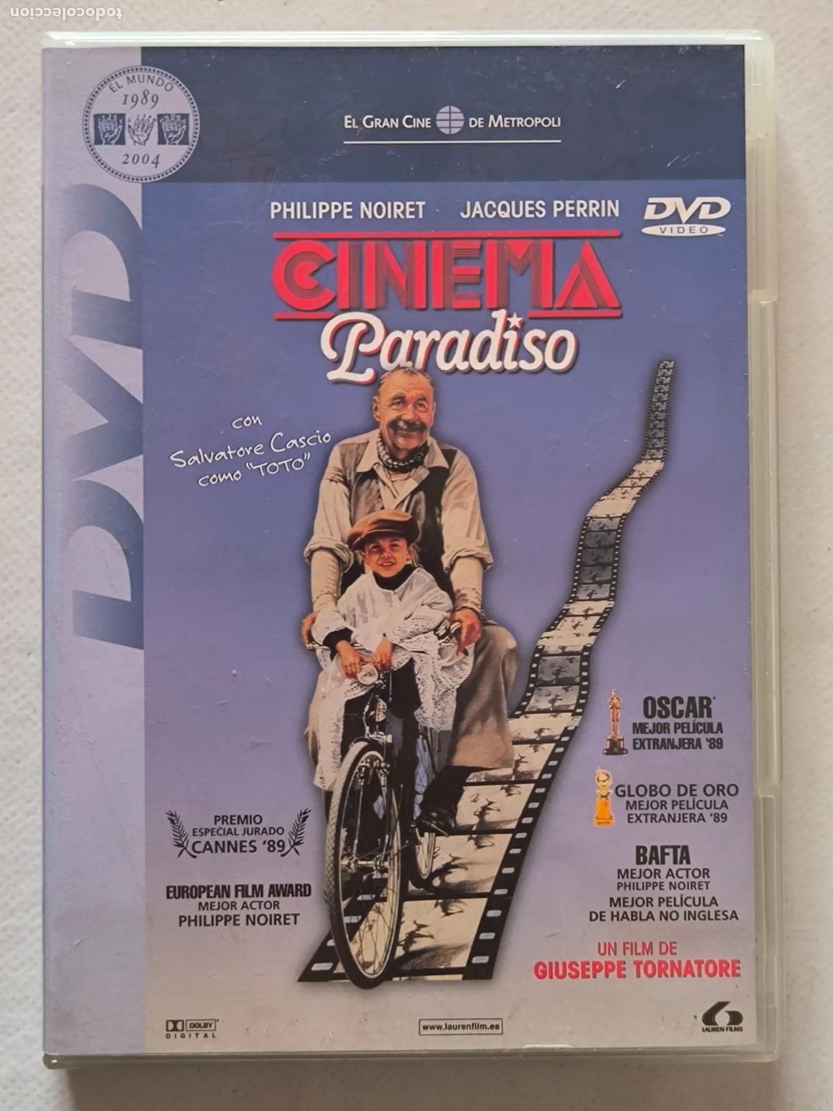 Cine: DVD CINEMA PARADISO - GIUSEPPE TORNATORE (7O)