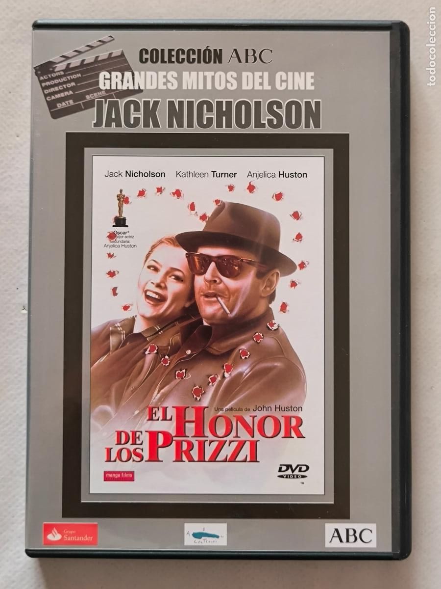 Cine: DVD EL HONOR DE LOS PRIZZI - JACK NICHOLSON (7O)