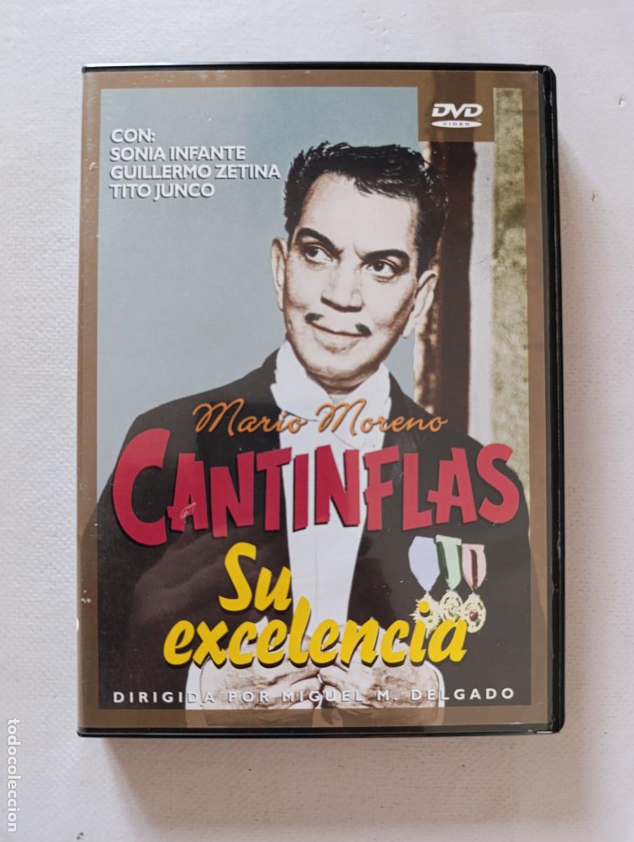 Cine: DVD SU EXCELENCIA - MARIO MORENO CANTINFLAS (7Q)