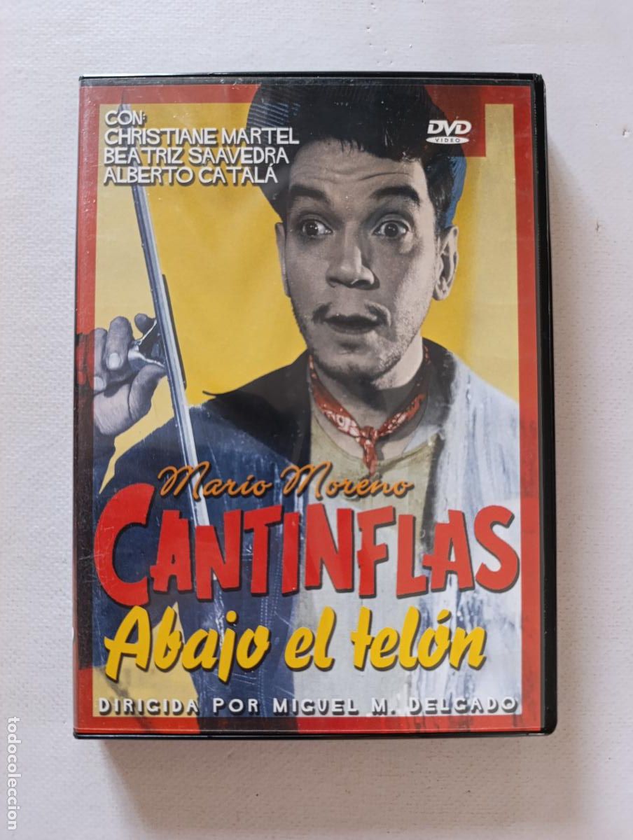 Cine: DVD ABAJO EL TELON - MARIO MORENO CANTINFLAS (7Q)