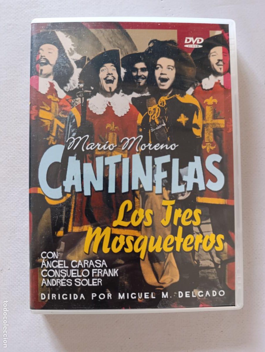 Cine: DVD LOS TRES MOSQUETEROS - MARIO MORENO CANTINFLAS (7T)