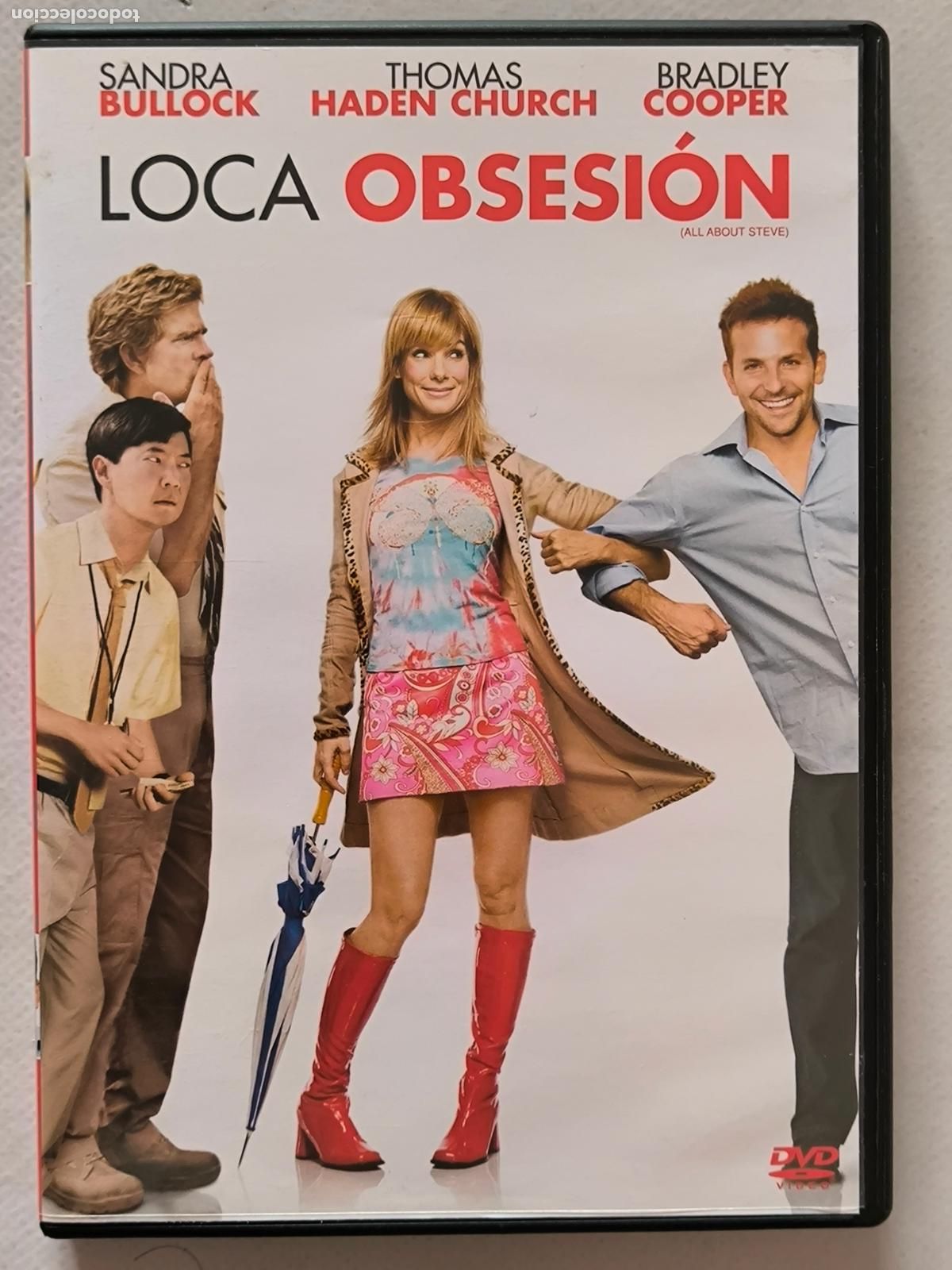 Cine: DVD LOCA OBSESION - SANDRA BULLOCK (8M)