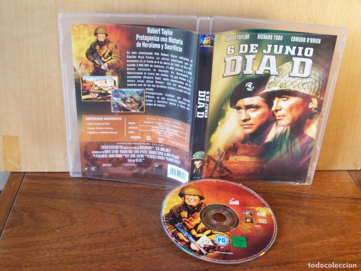 Cine: 6 DE JUNIO DIA D - ROBERT TAYLOR - RICHARD TODD - EDMON O'BRIEN - DVD