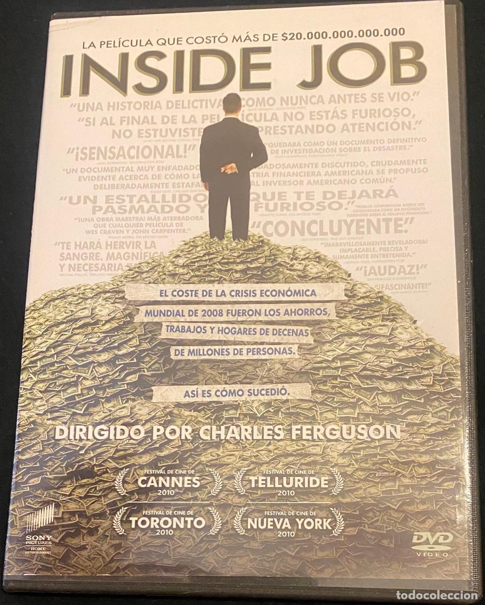 Cinema: 'Inside Job', de Charles Ferguson. Documental / Crisis econ&oacute;mica. Sony Video. Caja slim. Buen estado