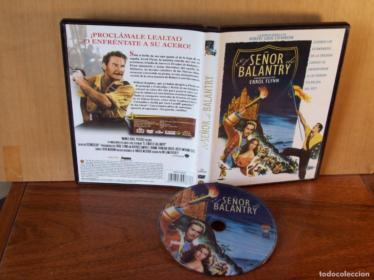 Cine: EL SE&Ntilde;OR DE BALANTRY - ERROL FLYNN - BEATRICE CAMPBELL - YVONNE FURNEAUX - DVD