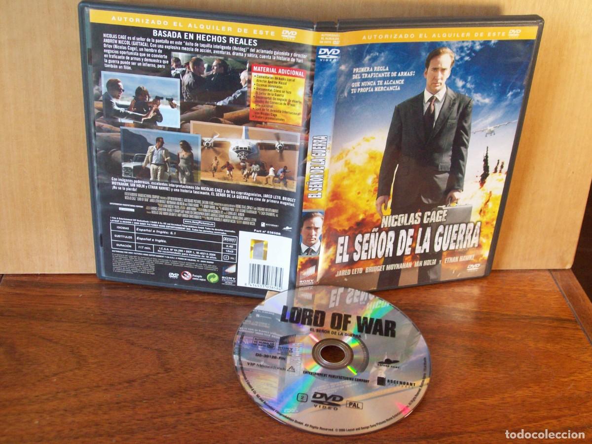 Cine: EL SE&Ntilde;OR DE LA GUERRA - NICOLAS CAGE - JARED LETO - BRIDGET MOYBAHAN - DVD EDICION ALQUILER
