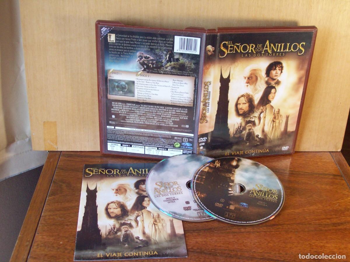 Cine: EL SE&Ntilde;OR DE LOS ANILLOS - LAS DOS TORRES - ELIJAD WOO - IAN McKELLEN - LIB TYLER DOBLE DVD