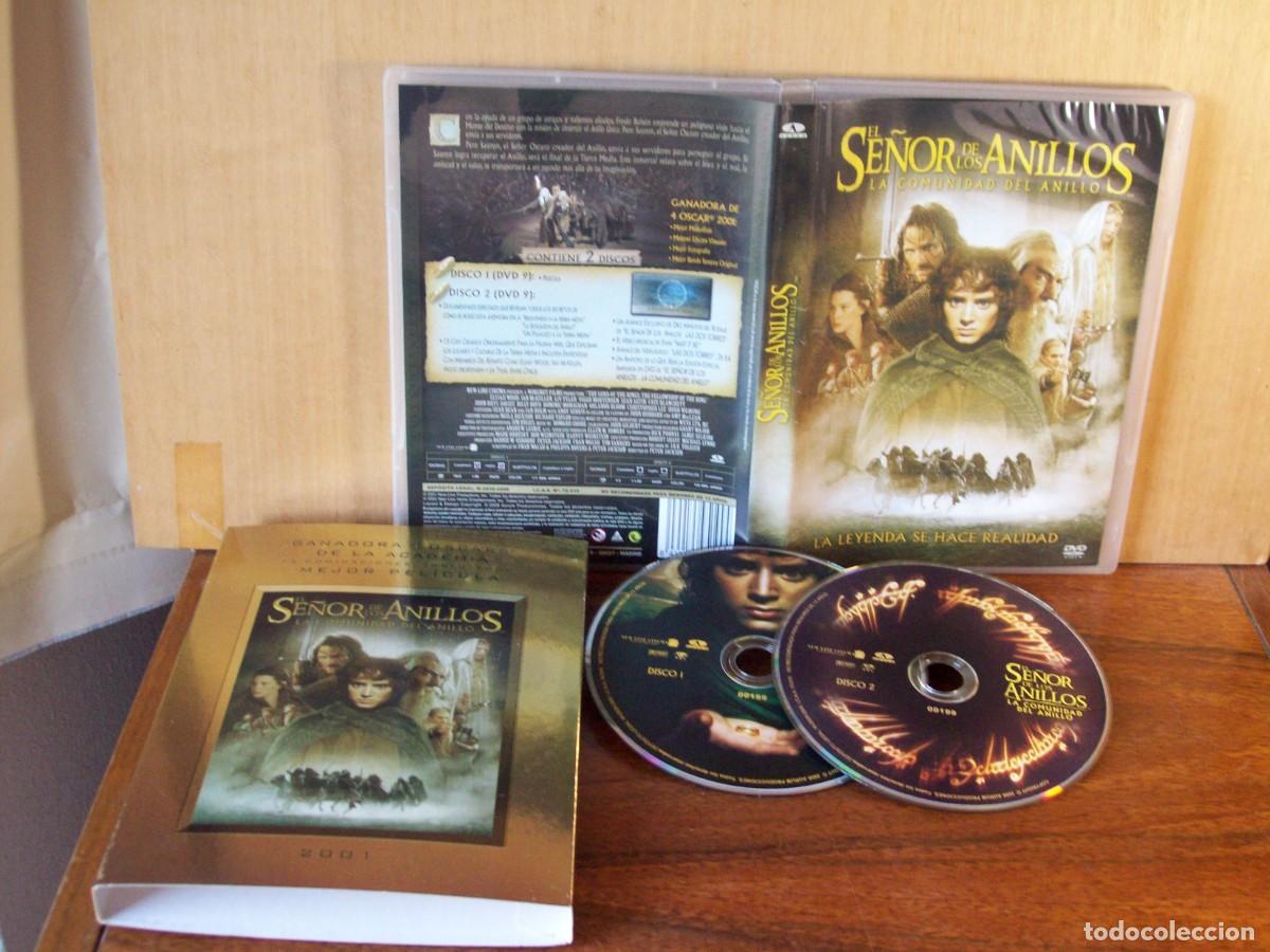 Cine: EL S&Ntilde;OR DE LOS ANILLOS - LA COMUNIDAD DEL ANILLO - DOBLE DVD EN ESTUCHE DE CARTON