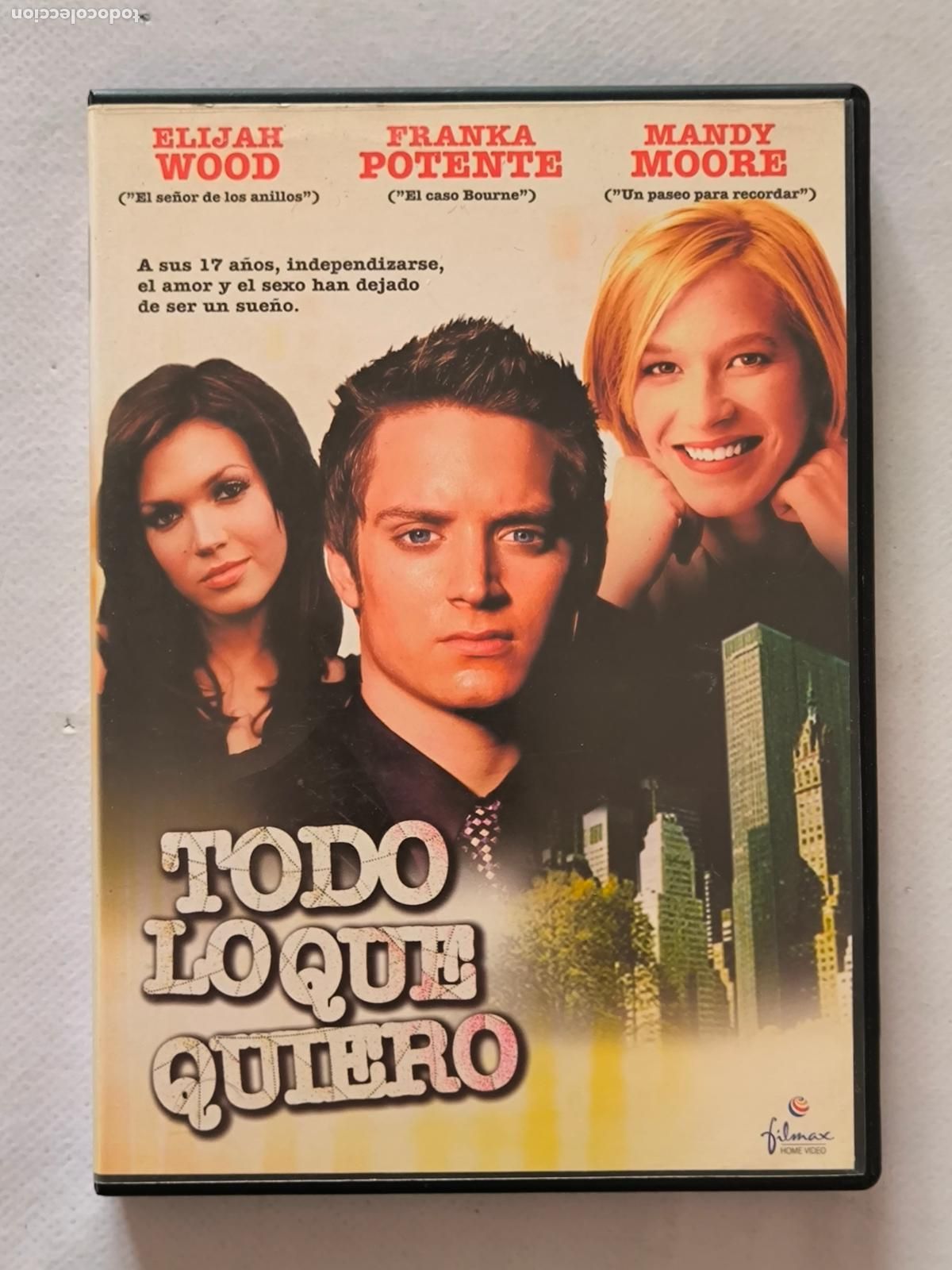 Cine: DVD TODO LO QUE QUIERO - ELIJAH WOOD - LEER DESCRIPCION (8Q)