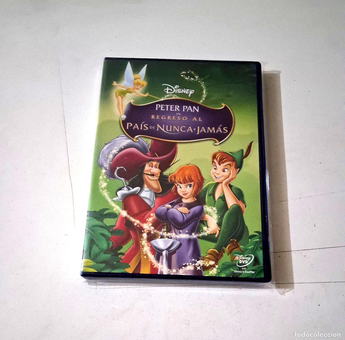 Cine: DVD &rdquo;PETER PAN EN REGRESO AL PAIS DE NUNCA JAMAS&rdquo; WALT DISNEY
