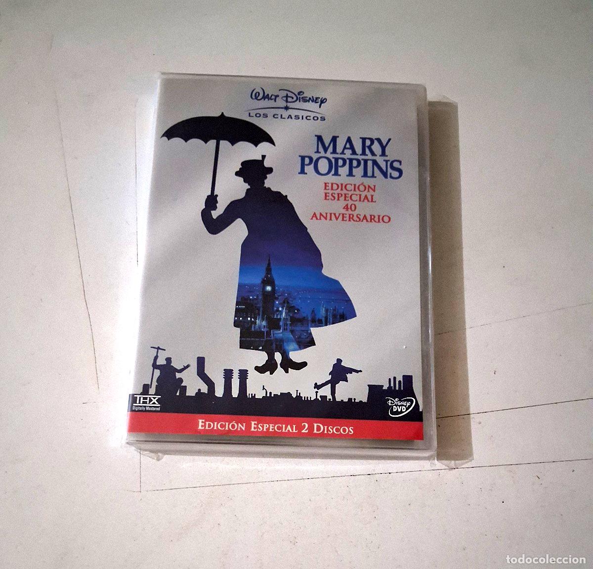 Cine: DVD &rdquo;MARY POPPINS&rdquo; 2DVD EDICION 40 ANIVERSARIO WALT DISNEY JULIE ANDREWS DICK VA