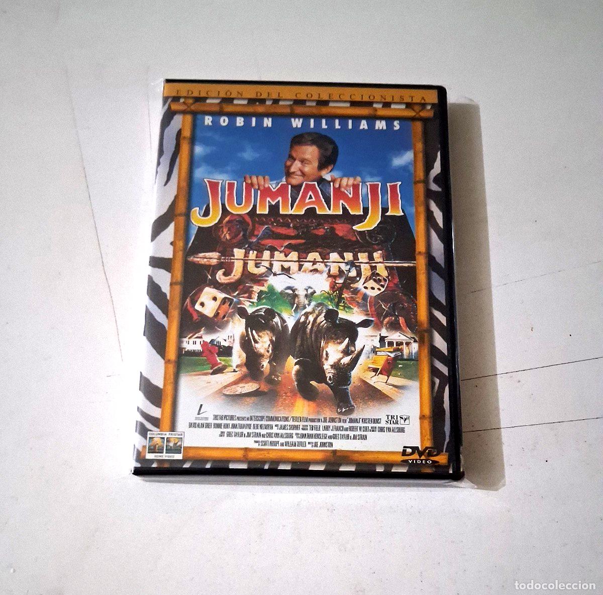 Cine: DVD &rdquo;JUMANJI&rdquo; EDICION COLECCIONISTA ROBIN WILLIAMS JOE JOHNSTON KIRSTEN DUNST