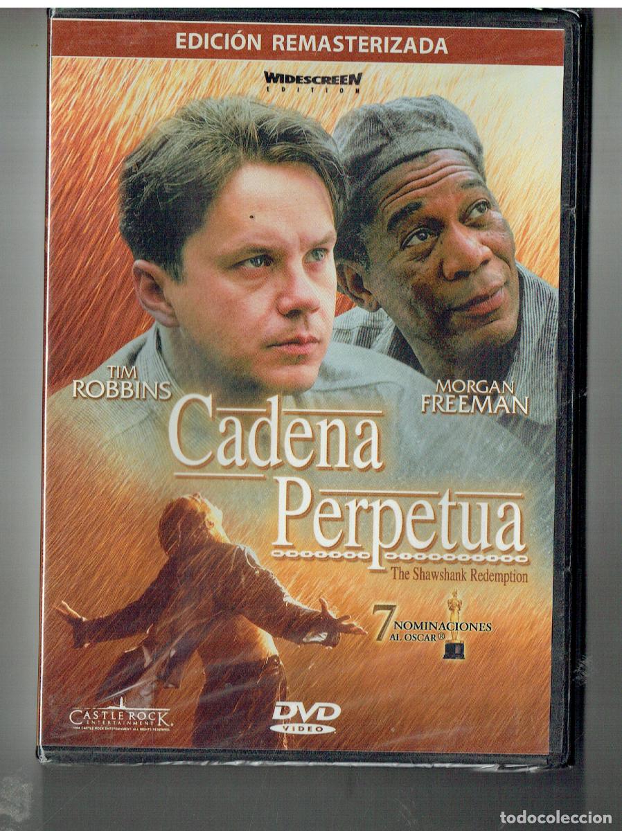 Cine: DVD. CADENA PERPETUA. TIM ROBBINS. MORGAN FREEMAN. PRECINTADO (&Ntilde;/200.1)