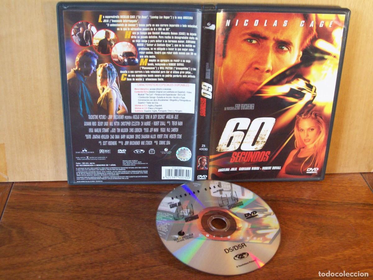 Cine: 60 SEGUNDOS - NICOLAS CAGE - ANGELINA JOLIE - GIOVANNI RIBISI - ROBERT DUVAL - DVD