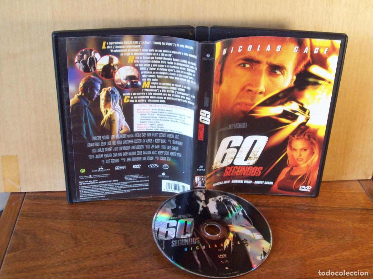 Cine: 60 SEGUNDOS - NICOLAS CAGE - ANGELINA JOLIE - GIOVANNI RIBISI - ROBERT DUVAL - DVD