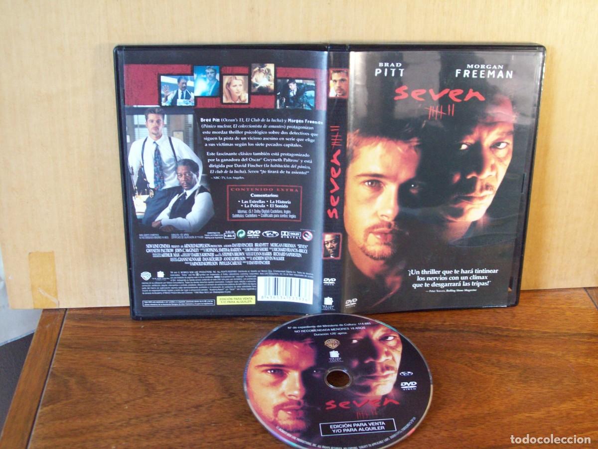 Cine: SEVEN - BRAD PITT - MORGAN FREEMAN - GWYNETH PALTROW JOHN C. McGINLEY - DVD