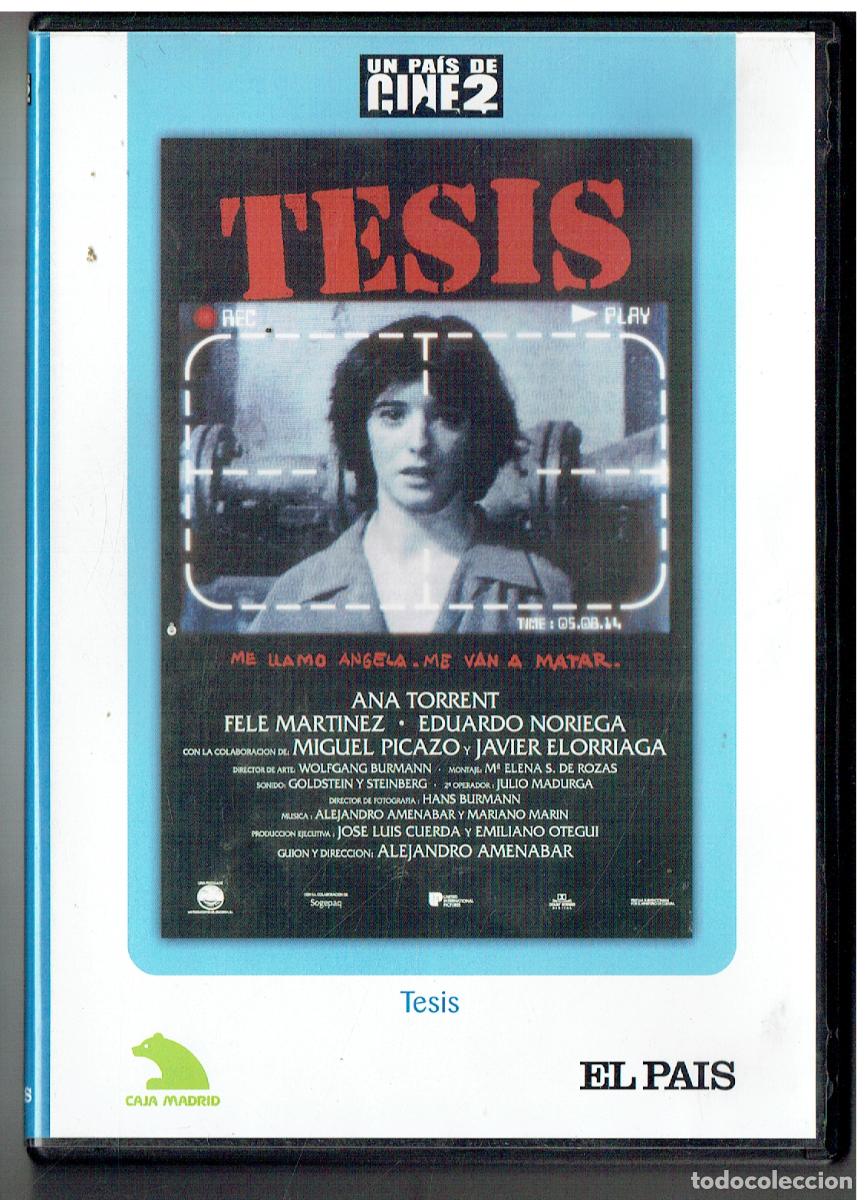 Cine: DVD. TESIS. ANA TORRENT . FELE MARTINEZ. PRECINTADO. (&Ntilde;/200.1)