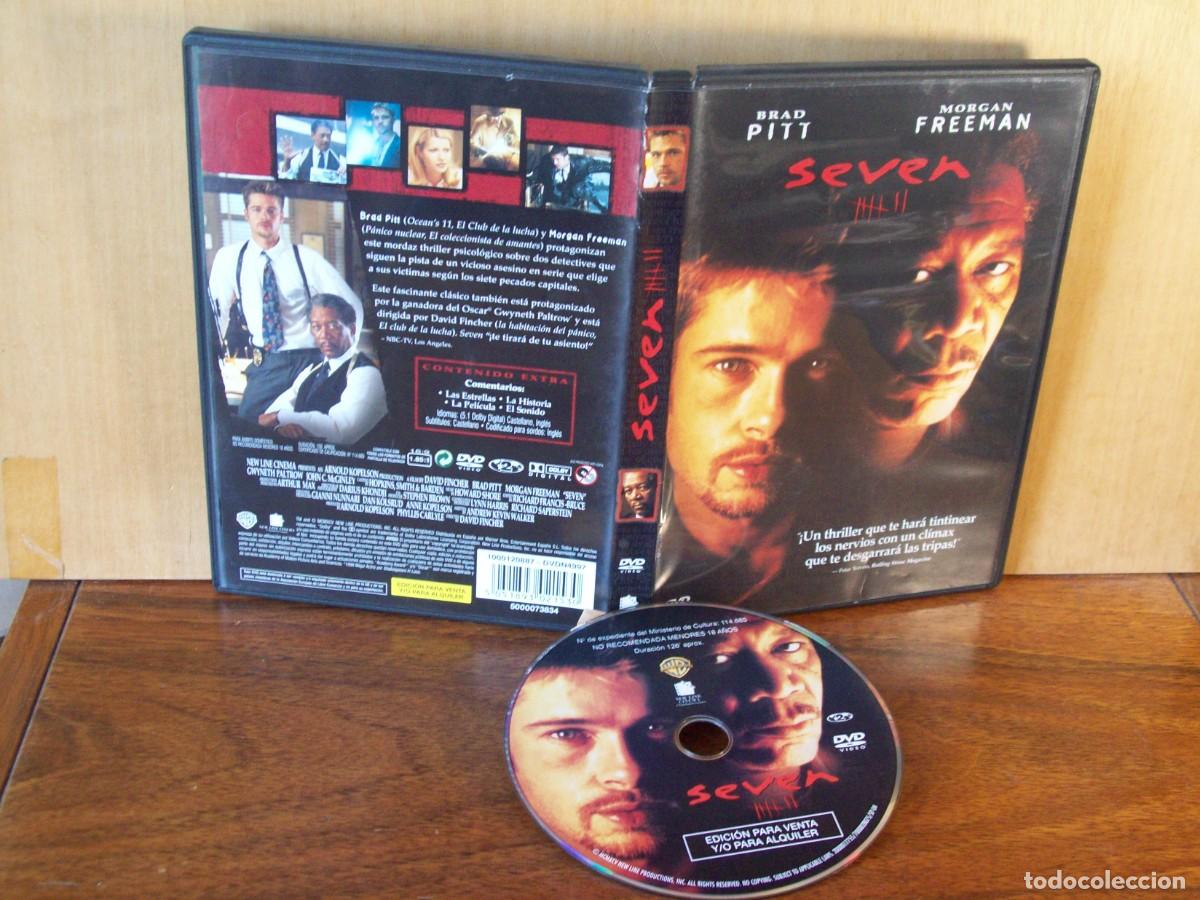 Cine: SEVEN - BRAD PITT - MORGAN FREEMAN - GWYNETH PALTROW - JOHN C. GINLEY - DVD