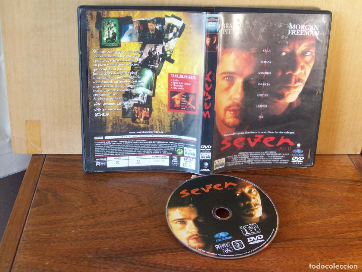 Cine: SEVEN - BRAD PITT - MORGAN FREEMAN - GWYNETH PALTROW - JOHN C. McGINLEY - DVD